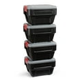 thumbnail image 1 of Rubbermaid 8 Gallon Lockable Latch Plastic Storage Container Box (4 Pack), 1 of 12