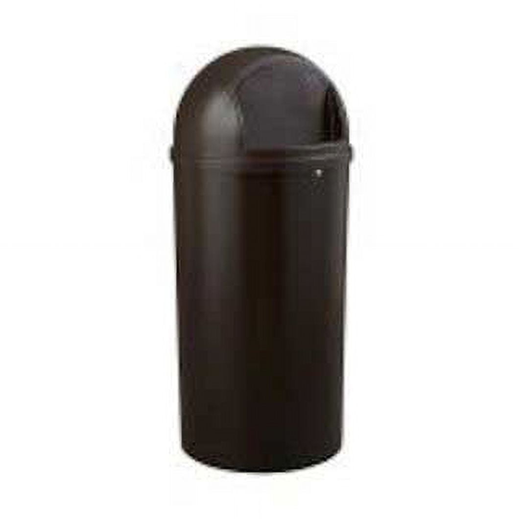 Rubbermaid Commercial Marshal Classic 25-Gallon Trash Can – White, Durable Outdoor/Indoor Container With Ashtray & Doors - View #9
