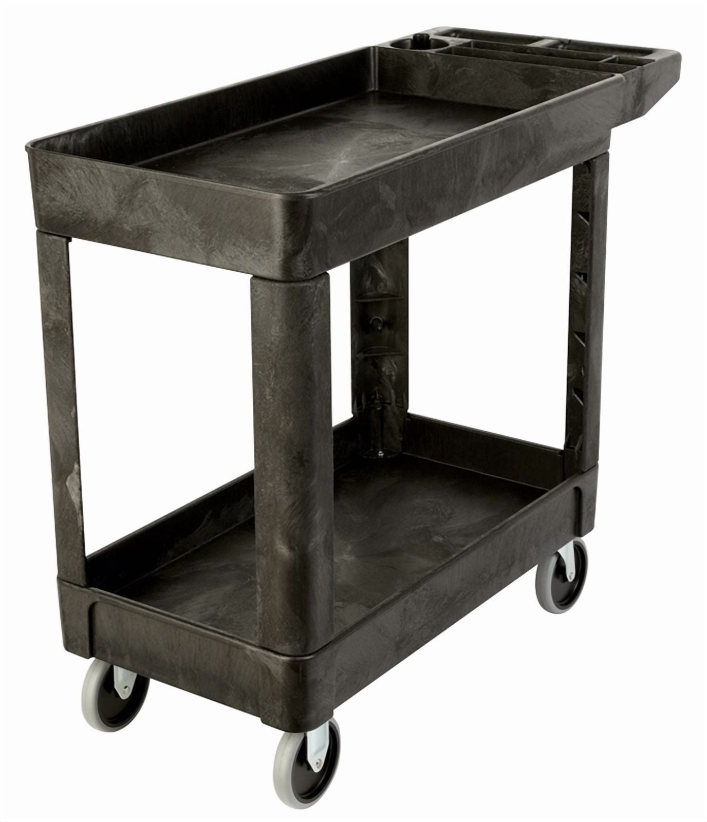 Rubbermaid 8916389 FG450027BLA Heavy Duty Utility Cart, Black - Small