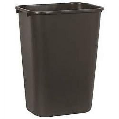 Rubbermaid 8916421 FG295700BLA 41 qt. Waste Basket, Black - Large