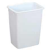 Rubbermaid 9 gal Plastic Kitchen Trash Can, White