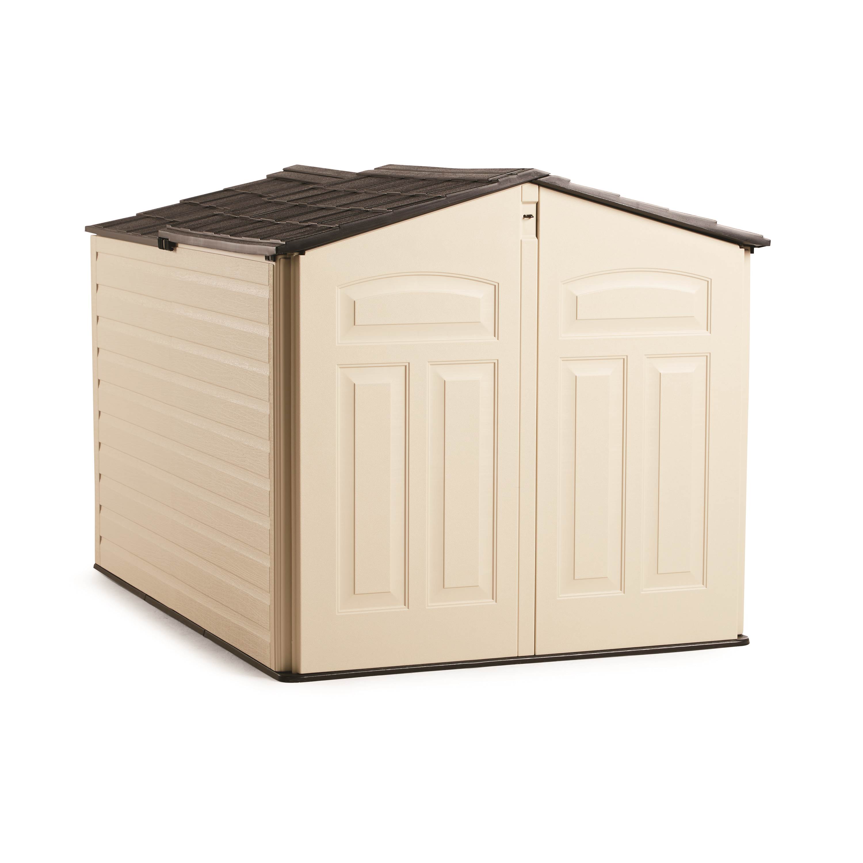Rubbermaid 96 Cubic Feet Low-Profile Slide Lid Outdoor Storage Shed | 1800005 - image 1 of 9