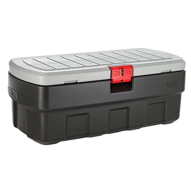 Rubbermaid Tough 48 Gal Heavy Duty Plastic Storage Bins with Large Lid