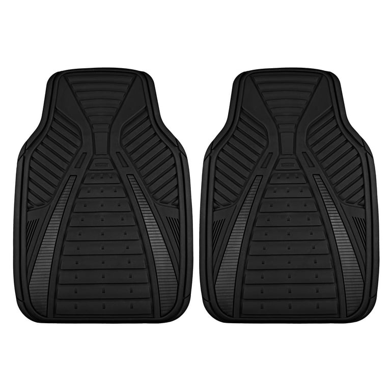 Zone Tech All Weather Rubber Floor Mat Car Truck Black Cargo Liner