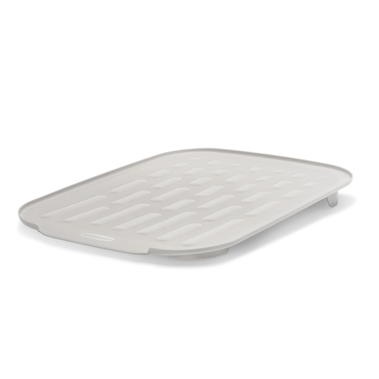 Rubbermaid Antimicrobial Dish Drain Board, Drying Mat, Large, Oyster