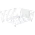 thumbnail image 1 of Rubbermaid Antimicrobial Dish Drainer, Small, White 1858900, 1 of 5