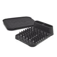 thumbnail image 1 of Rubbermaid Antimicrobial Dish Drying Rack with Drainboard, Raven Grey, 2-Piece Set, 1 of 6