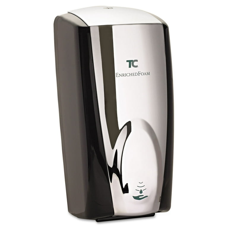 AutoFoam Touch-Free Dispenser, 1,100 mL, 5.2 x 5.25 x 10.9, Black/Chrome AutoFoam Touch-Free Dispenser, 1,100 mL, 5.2 x 5.25 x 10.9, Black/Chrome