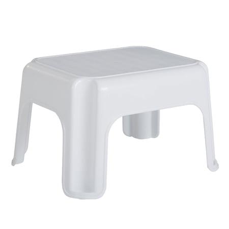 Rubbermaid Basic 1-Step Stool, White
