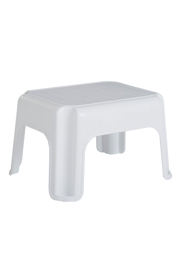 Basic 1-Step Stool, White
