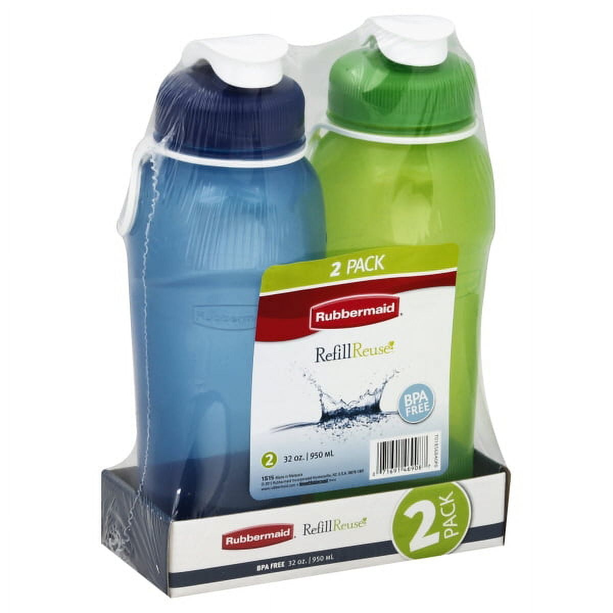 Rubbermaid Design Series Bottle, 20 Ounce, Plastic Containers