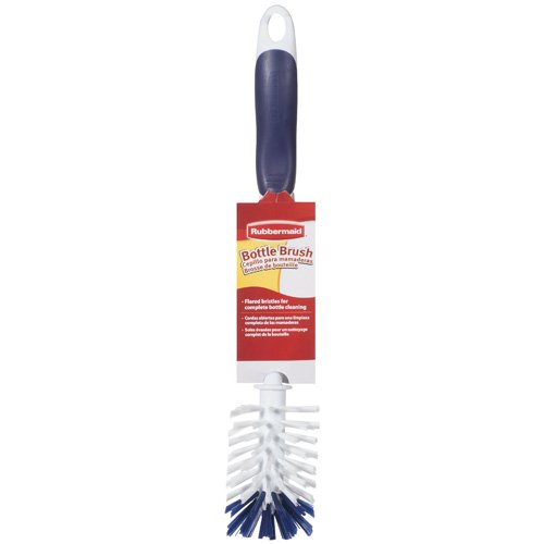 Rubbermaid RHFG6C1900 Comfort Grip Glass & Bottle Brush, 11"