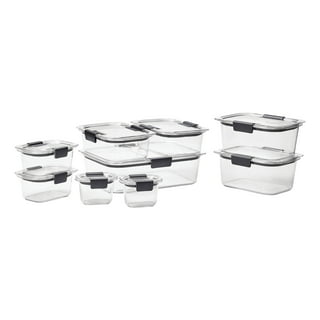 Rubbermaid 14-Piece Brilliance Food Storage Containers with Lids for Lunch,  Meal Prep, and Leftovers, Dishwasher Safe, Clear/Grey – Premium Distributors