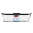 thumbnail image 1 of Rubbermaid Brilliance Tritan Food Storage Container, 9.6 Cup, Large, Best Used for Leftover Storage and Reheating, 1 of 7