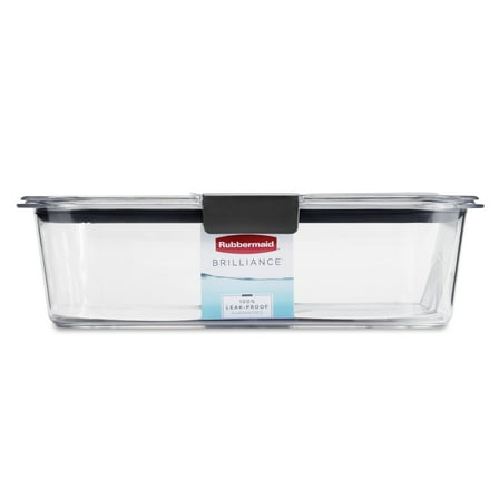 Rubbermaid Brilliance Food Storage Container, 9.6 Cup, Large