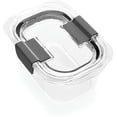 thumbnail image 1 of Rubbermaid Brilliance Food Storage Container, 100% Leak-Proof, Small, 1.3 Cup, 1 of 2