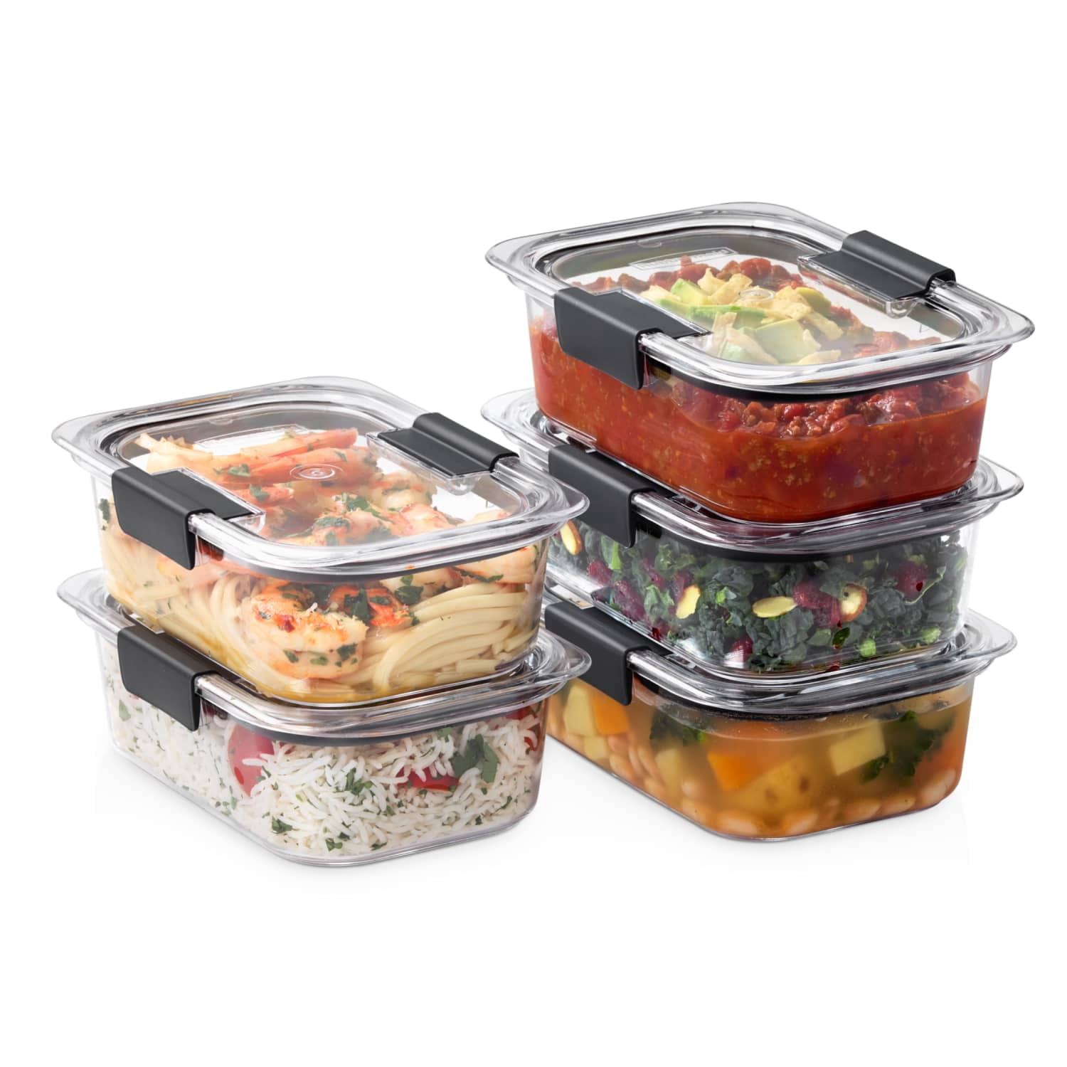 Rubbermaid Brilliance Food Storage Container, BPA-free Plastic