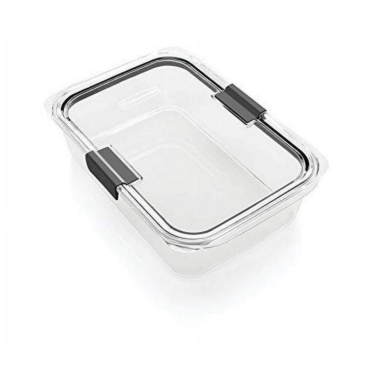 Save on Rubbermaid Brilliance Plastic Container with Lid Large 9.6 Cup  Order Online Delivery