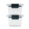 thumbnail image 1 of Rubbermaid Brilliance Food Storage Container, Mini, 0.5 Cup, Clear, 1989462, 1 of 6
