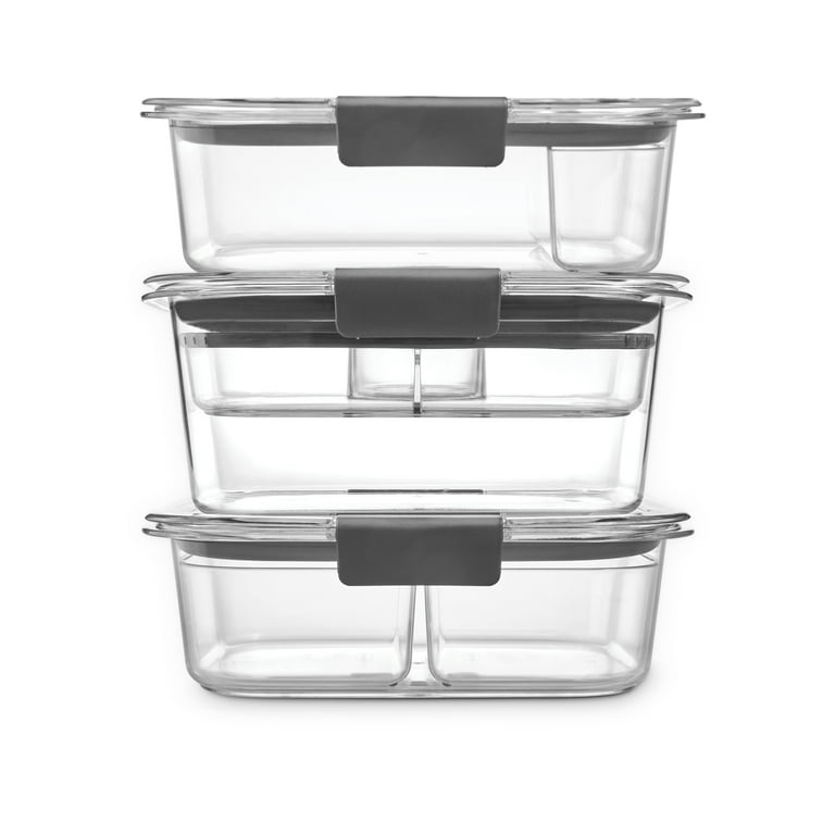 Rubbermaid Brilliance Food Storage Container, Medium Deep, Clear –  Healthier Spaces Organizing