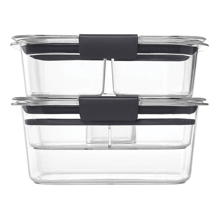 Rubbermaid Brilliance 6-Piece Clear Food Storage Container Set