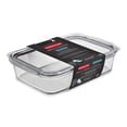 thumbnail image 1 of Rubbermaid Brilliance Glass Food Storage Container with Lid, BPA Free and Leak Proof, 8-Cup, 1 of 7
