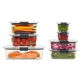 thumbnail image 1 of Rubbermaid Brilliance StainShield Plastic Food Storage Containers, 14-Piece Set, 1 of 5