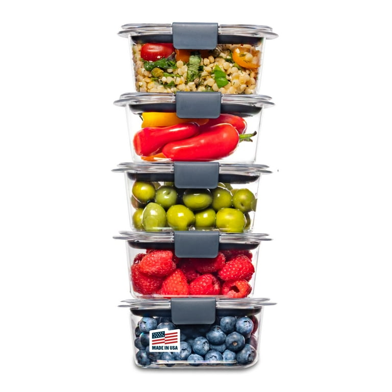 Rubbermaid Brilliance Tritan Food Storage Set of 5 Clear