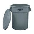 thumbnail image 1 of Rubbermaid Brute 32-Gallon Trash Can with Lid, Grey, 1 of 8