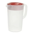 thumbnail image 1 of Rubbermaid, Pitcher, Classic 1 Gallon Pitcher, 3-Position Lid, Easy Pour Red Lid, 1 gal, great for entertaining and serving., 1 of 4