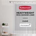 thumbnail image 1 of Rubbermaid Clear Heavyweight PEVA Shower Curtain Liner, Waterproof, BPA-Free, 70" x 72", 1 of 10