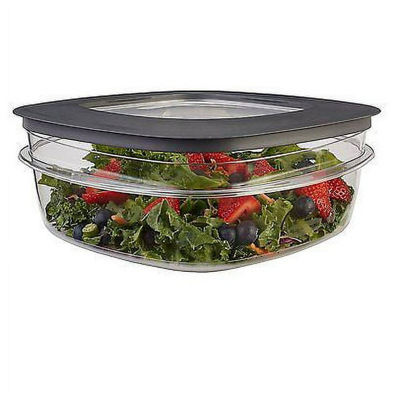 Rubbermaid 9 Cup Premier Food Storage Container, Grey