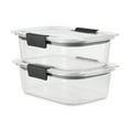 thumbnail image 1 of Rubbermaid Clear Plastic Stain-Proof Food Storage Container (4 Count), 1 of 4