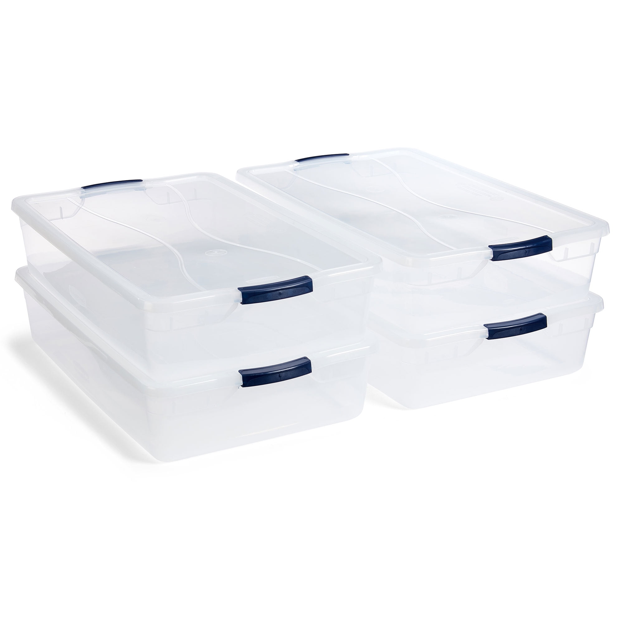 Rubbermaid Cleverstore 30 Quart Plastic Storage Tote Container w/ Lid (12  Pack), 1 Piece - Harris Teeter