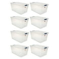 thumbnail image 1 of Rubbermaid Cleverstore 95 Quart Plastic Storage Container & Lid (8 Pack), 1 of 8