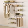 thumbnail image 1 of Rubbermaid Closet Rubbermaid Configurations 3 Ft. To 6 Ft. Titanium Closet System - Pack of 6, 1 of 1