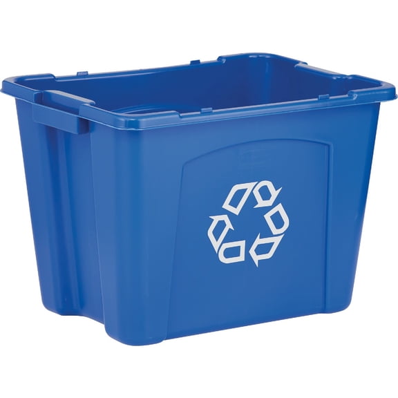 Rubbermaid Comm. Rubbermaid Commercial Blue Recycling Box - Pack of 12
