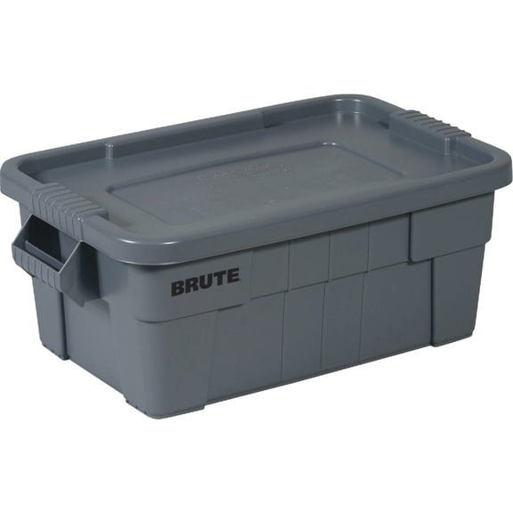 Rubbermaid Comm. Rubbermaid Commercial Brute Storage Tote with Lid - Single Pack