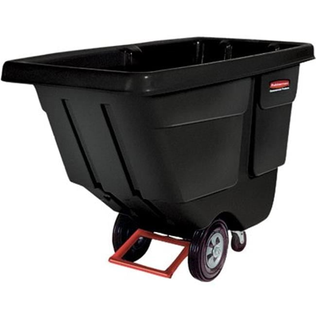 Rubbermaid Commercial  1-2 Cu Yd Utility Ti Black