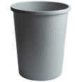 thumbnail image 1 of Rubbermaid Commercial 11 gal Round Trash Can, Gray, 15 3/4 in Dia, Open Top, LLDPE, 1 of 3