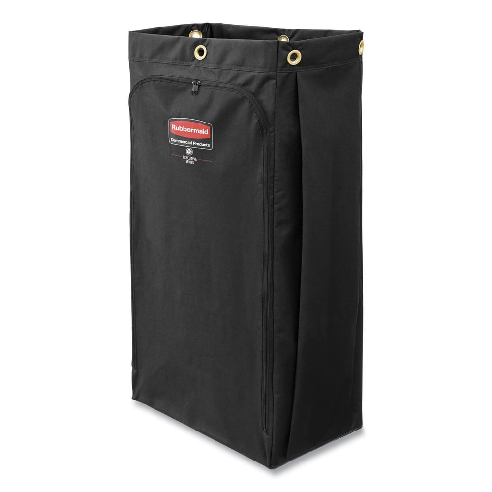 Rubbermaid Commercial 1966888 17.5 in. x 33 in. 30 Gallon Executive Canvas Bag - Black