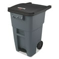 thumbnail image 1 of Rubbermaid Commercial Products  50 gal Brute Recycling Rollout Container, 1 of 5