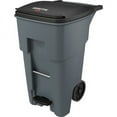 thumbnail image 1 of Rubbermaid Commercial 1971968 65 Gallon BRUTE Step-On Rollout Container - Gray Step-on Opening - Rollout Lid - 65 gal Capacity - Manual - Heavy Duty, Wheels, Reinforced, Handle, Easy to Clean - 44.7", 1 of 2