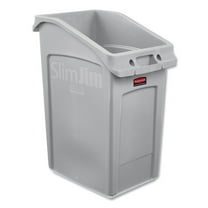 Rubbermaid Slim Jim Under-Counter Container 23 gal Polyethylene Gray 2026721