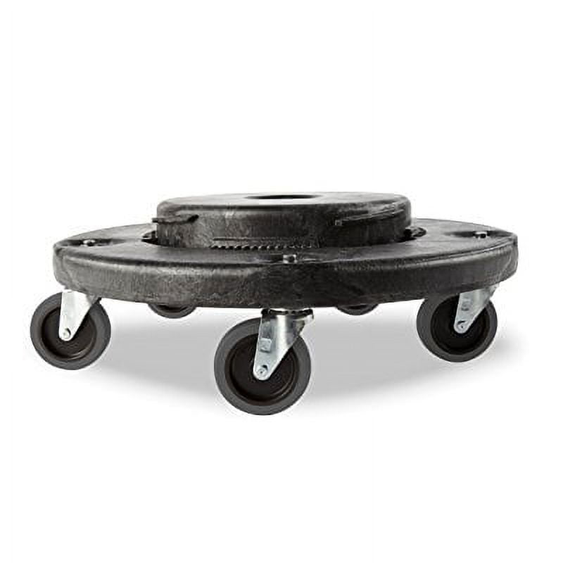 Rubbermaid Commercial Brute Quiet Dolly - 350 lb Capacity - Plastic - x 6.6 Rubbermaid Commercial Brute Quiet Dolly - 350 lb Capacity - Plastic - x 6.6