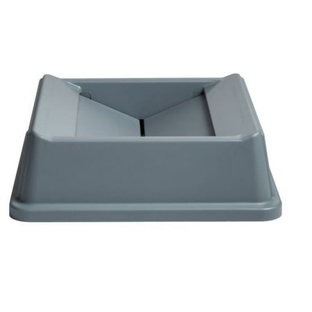 RubberMaid - Untouchable Large Plastic Swing Lid for 35 Gallon Trash Cans, (FG266400GRAY) - Gray