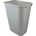 thumbnail image 1 of Rubbermaid Office Wastebasket, 10.25 Gallon Plastic Rectangular Open Top Garbage Bin No Lid, Gray, 1 of 6
