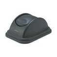 thumbnail image 1 of Rubbermaid Commercial Rectangular Free-Swinging Plastic Lids, Black -RCP306700BK, 1 of 8