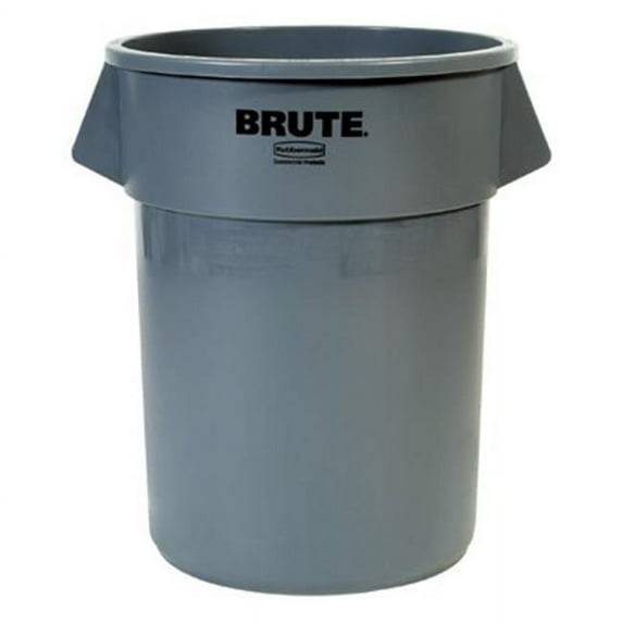 Rubbermaid Commercial 32 Gal Brute Container Red with O Lid