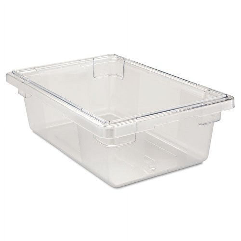 Food/Tote Boxes, 3 1/2gal, 18w x 12d x 6h, Clear Food/Tote Boxes, 3 1/2gal, 18w x 12d x 6h, Clear